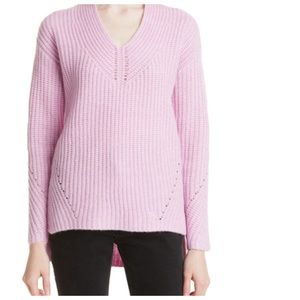 Ted Baker London Oversize High-Low Sweater sz 4 LILAC